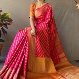 Hot Pink Patola Sareeim