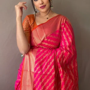 Hot Pink Patola Sareeim