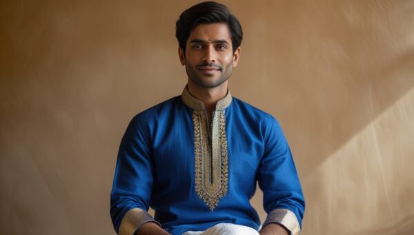 Royal Blue Kurta