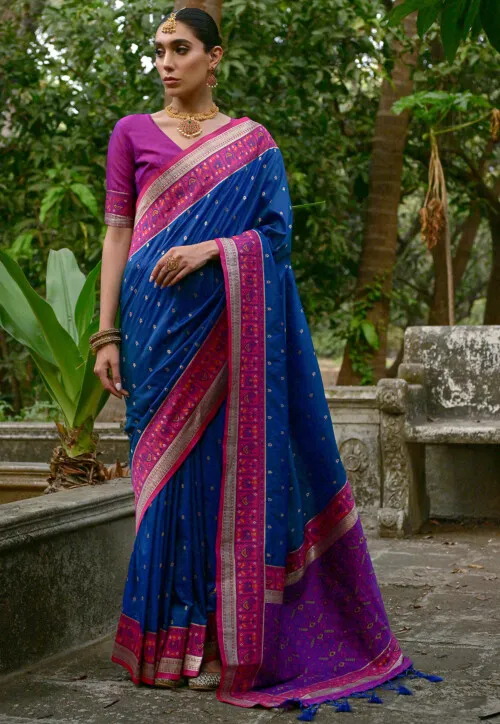 Banarasi Saree in Cream - Image 5