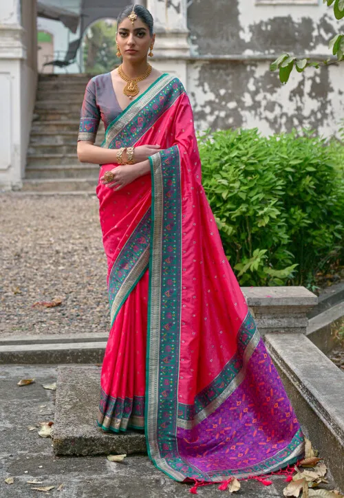 Banarasi Saree in Cream - Image 4